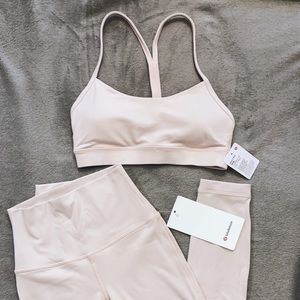 Lululemon align leggings and nulu bra set
